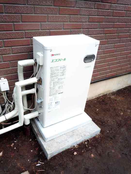 栃木矢板 石油給湯器エコフィール施工後